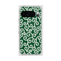 Premium Square Case with Pixelsnap［ Karakusa Pattern - Green ］