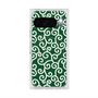 Premium Square Case with Pixelsnap［ Karakusa Pattern - Green ］