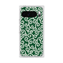 Premium Square Case with Pixelsnap［ Karakusa Pattern - Green ］