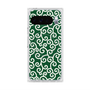 Premium Square Case with Pixelsnap［ Karakusa Pattern - Green ］