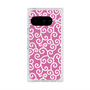 Premium Square Case with Pixelsnap［ Karakusa Pattern - Pink ］
