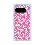 Premium Square Case with Pixelsnap［ Karakusa Pattern - Pink ］