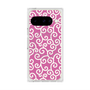 Premium Square Case with Pixelsnap［ Karakusa Pattern - Pink ］