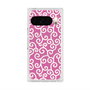 Premium Square Case with Pixelsnap［ Karakusa Pattern - Pink ］