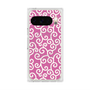 Premium Square Case with Pixelsnap［ Karakusa Pattern - Pink ］