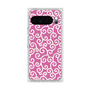 Premium Square Case with Pixelsnap［ Karakusa Pattern - Pink ］
