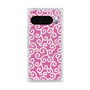Premium Square Case with Pixelsnap［ Karakusa Pattern - Pink ］