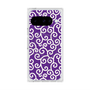 Premium Square Case with Pixelsnap［ Karakusa Pattern - Purple ］