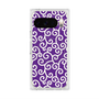 Premium Square Case with Pixelsnap［ Karakusa Pattern - Purple ］
