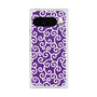 Premium Square Case with Pixelsnap［ Karakusa Pattern - Purple ］