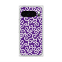 Premium Square Case with Pixelsnap［ Karakusa Pattern - Purple ］