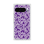 Premium Square Case with Pixelsnap［ Karakusa Pattern - Purple ］