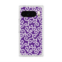Premium Square Case with Pixelsnap［ Karakusa Pattern - Purple ］