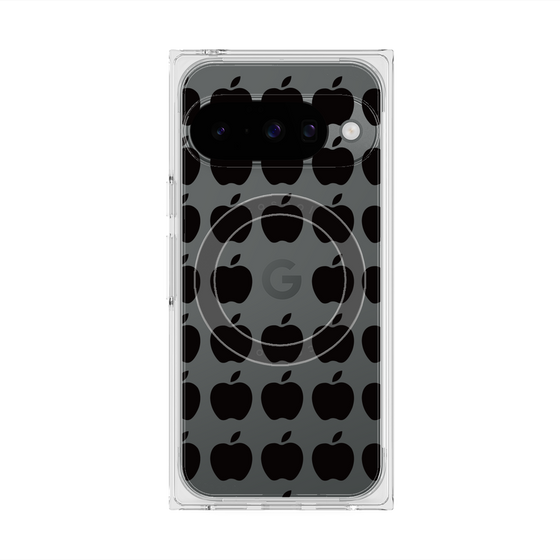 Premium Square Case with Pixelsnap［ Apple - Black ］