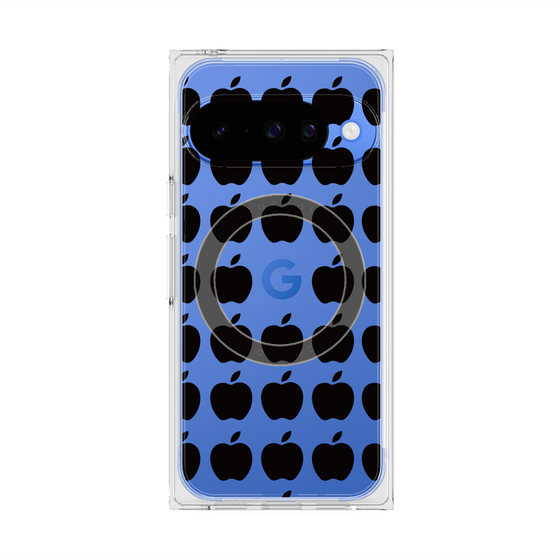 Premium Square Case with Pixelsnap［ Apple - Black ］