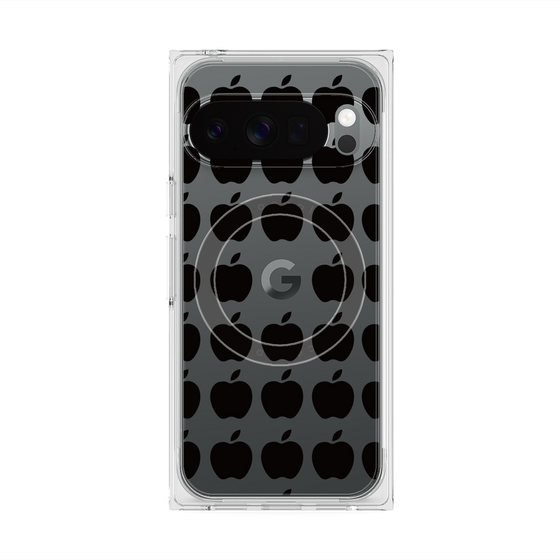 Premium Square Case with Pixelsnap［ Apple - Black ］