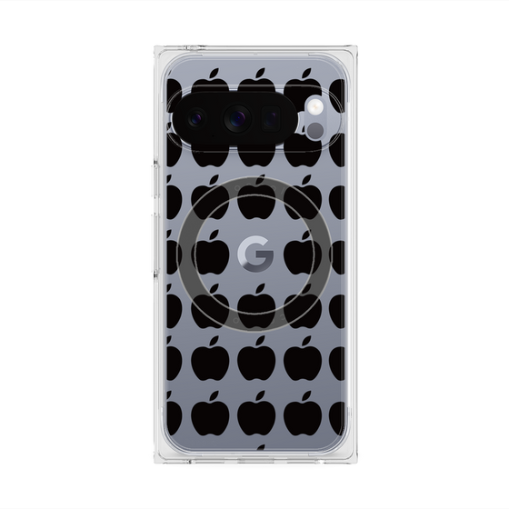 Premium Square Case with Pixelsnap［ Apple - Black ］