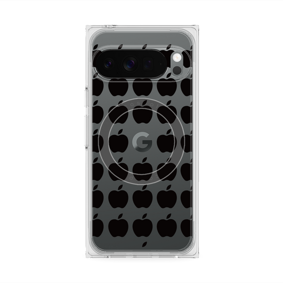 Premium Square Case with Pixelsnap［ Apple - Black ］