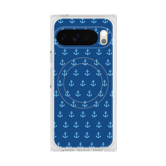 Premium Square Case with Pixelsnap［ Anchor - Blue ］