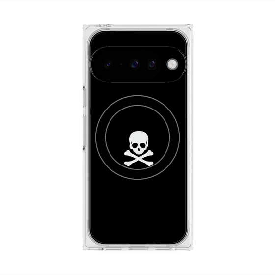 Premium Square Case with Pixelsnap［ Skull - Black ］