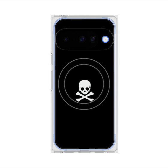 Premium Square Case with Pixelsnap［ Skull - Black ］