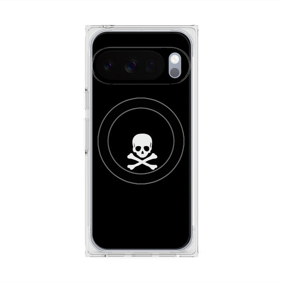 Premium Square Case with Pixelsnap［ Skull - Black ］