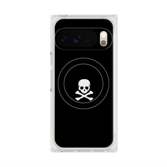 Premium Square Case with Pixelsnap［ Skull - Black ］