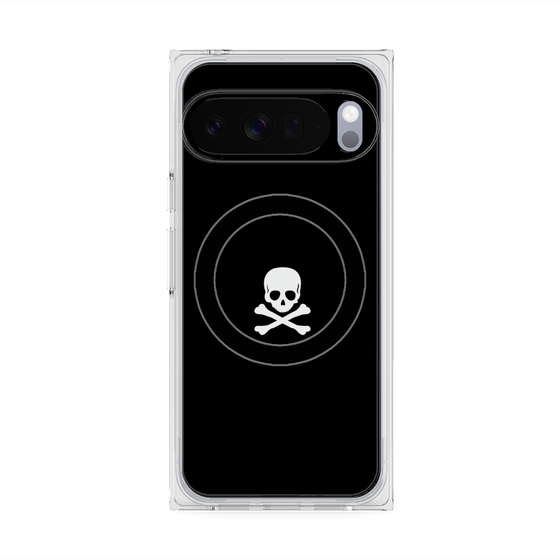 Premium Square Case with Pixelsnap［ Skull - Black ］