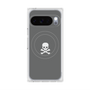 Premium Square Case with Pixelsnap［ Skull - Gray ］