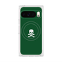 Premium Square Case with Pixelsnap［ Skull - Green ］