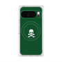 Premium Square Case with Pixelsnap［ Skull - Green ］