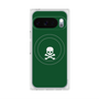 Premium Square Case with Pixelsnap［ Skull - Green ］