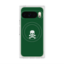 Premium Square Case with Pixelsnap［ Skull - Green ］