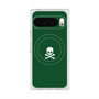 Premium Square Case with Pixelsnap［ Skull - Green ］