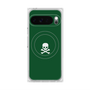 Premium Square Case with Pixelsnap［ Skull - Green ］