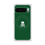 Premium Square Case with Pixelsnap［ Skull - Green ］