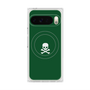 Premium Square Case with Pixelsnap［ Skull - Green ］