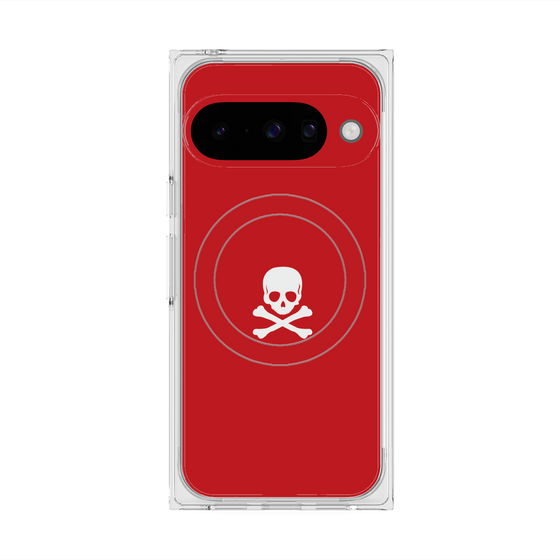 Premium Square Case with Pixelsnap［ Skull - Red ］