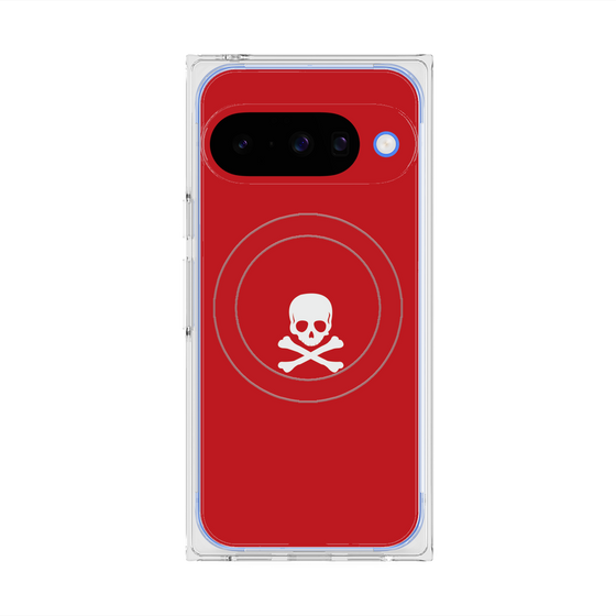 Premium Square Case with Pixelsnap［ Skull - Red ］