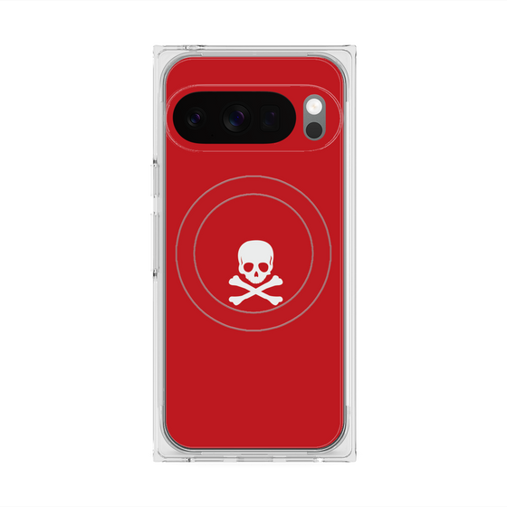 Premium Square Case with Pixelsnap［ Skull - Red ］