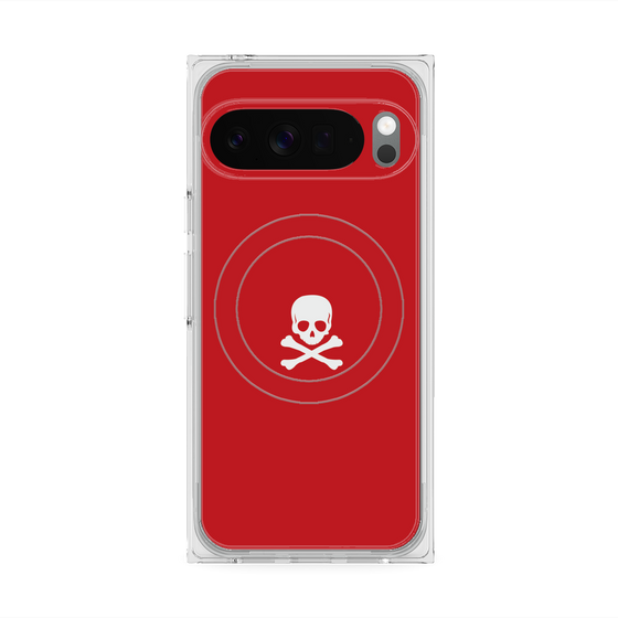 Premium Square Case with Pixelsnap［ Skull - Red ］