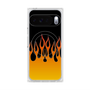 Premium Square Case with Pixelsnap［ Flame - Orange ］