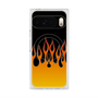 Premium Square Case with Pixelsnap［ Flame - Orange ］