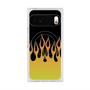 Premium Square Case with Pixelsnap［ Flame - Yellow ］