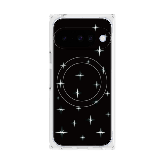 Premium Square Case with Pixelsnap［ Glitter - Black ］