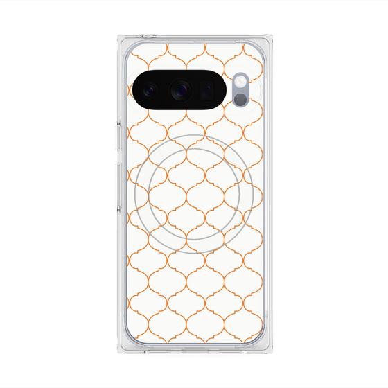 Premium Square Case with Pixelsnap［ Moroccan1 -Orange ］