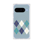 Premium Square Case with Pixelsnap［ Nordic Argyle - Blue ］