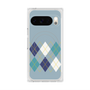 Premium Square Case with Pixelsnap［ Nordic Argyle - Blue ］