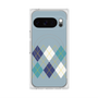 Premium Square Case with Pixelsnap［ Nordic Argyle - Blue ］