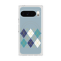 Premium Square Case with Pixelsnap［ Nordic Argyle - Blue ］